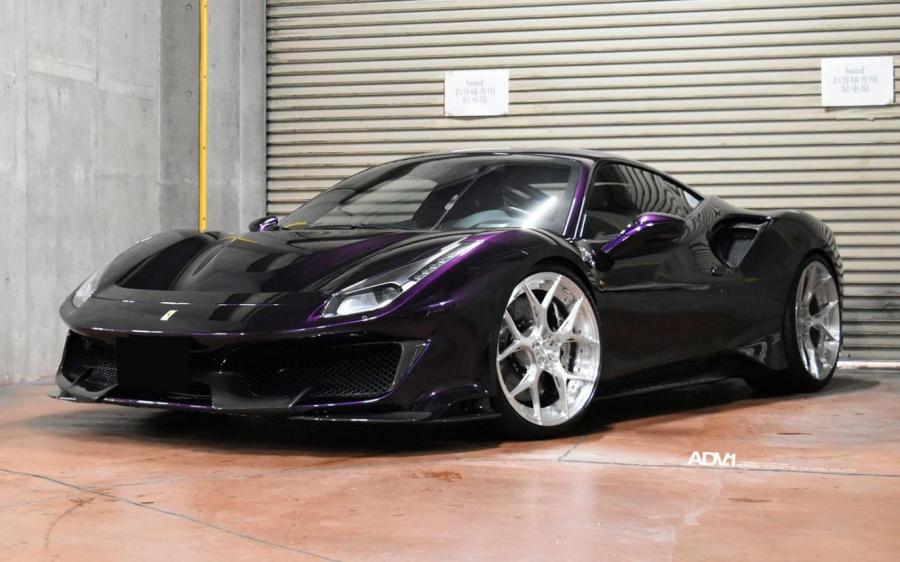 Ferrari 488 Pista on ADV.1 Wheels (ADV05D TRACK SPEC ADVANCED) '2020